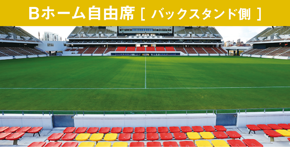 B自由席バックスタンド