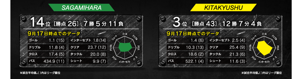 レーダーチャート