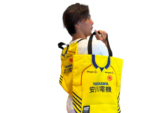 プレイヤーズトートバッグ 使用イメージ