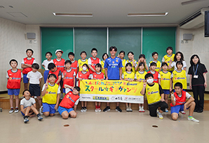 スクール☆ギラヴァンツ 7月9日(水)In飯塚市立菰田小学校(飯塚市)、みやこ町立諌山小学校(みやこ町)