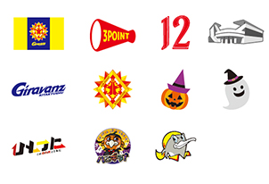 【10/25vs.琉球／ホームゲーム】「ハロギラ!」フェイスペイントシール販売