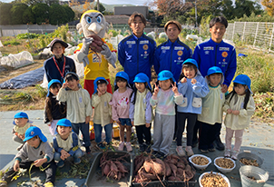 【サステナ】「ギラファームプロジェクト」さつまいも、落花生の収穫を実施しました。