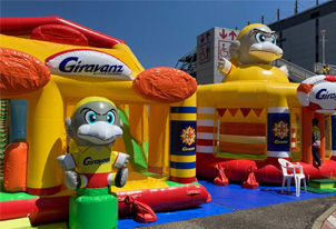 【3/29vs.琉球／ホームゲーム】ふわふわ開催！＆ジュニア会員の方は1回無料！