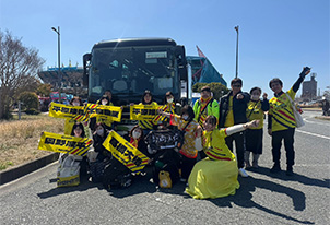 【3/14vs.鳥栖／アウェイゲーム】アウェイツアーにおける環境負荷軽減(CO2削減)結果